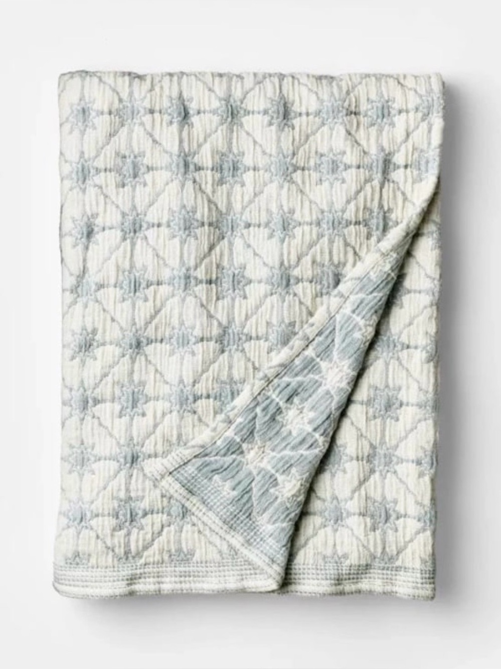 NWT 50"X60" Cotton Textured Throw Blanket - Threshold™ designed w/ Studio McGee